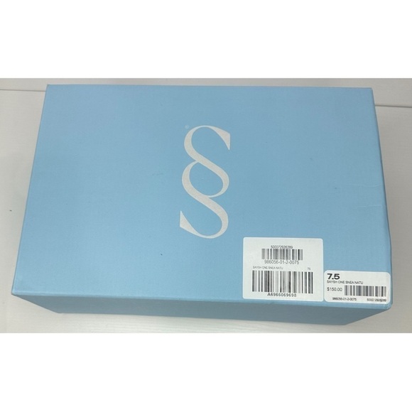 SAYSH ONE Women’s Sneaker Silver and White jacquard Sneakers size 7.5 NEW - Picture 13 of 16